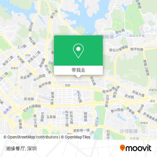湘缘餐厅地图