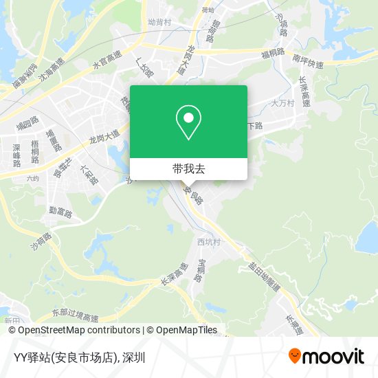 YY驿站(安良市场店)地图