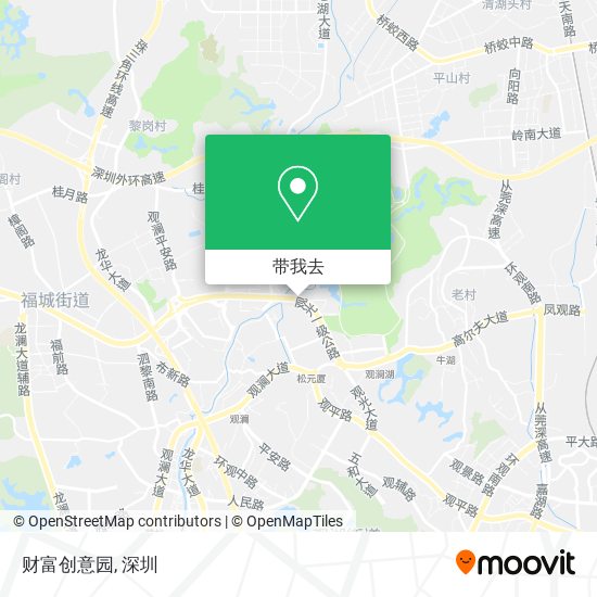 财富创意园地图