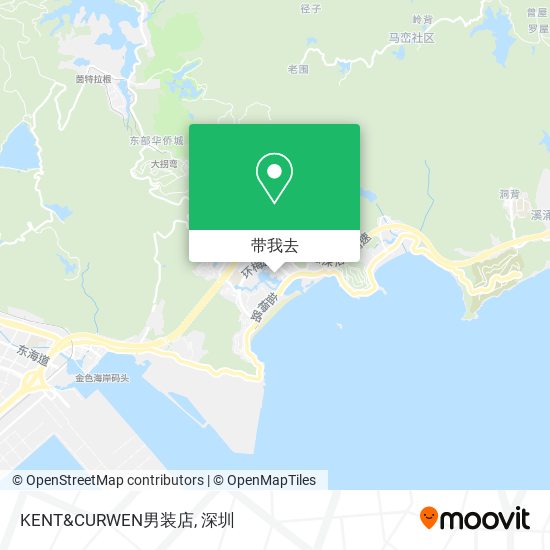 KENT&CURWEN男装店地图