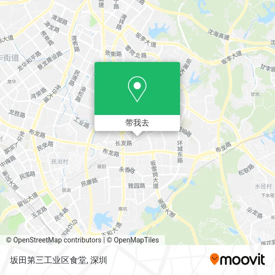 坂田第三工业区食堂地图