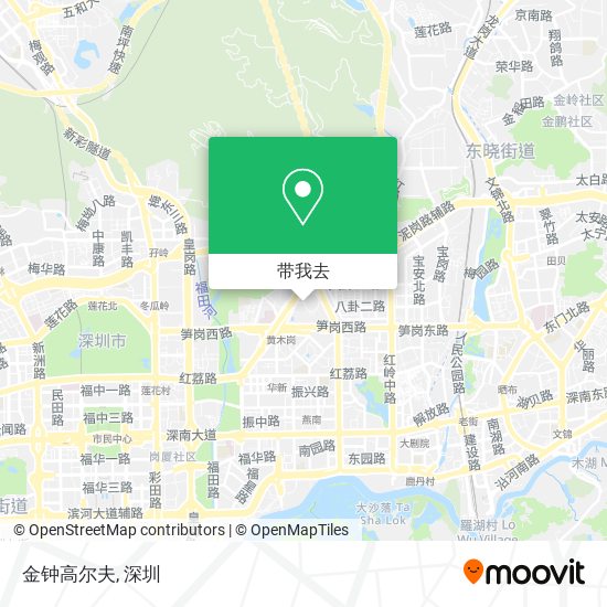 金钟高尔夫地图