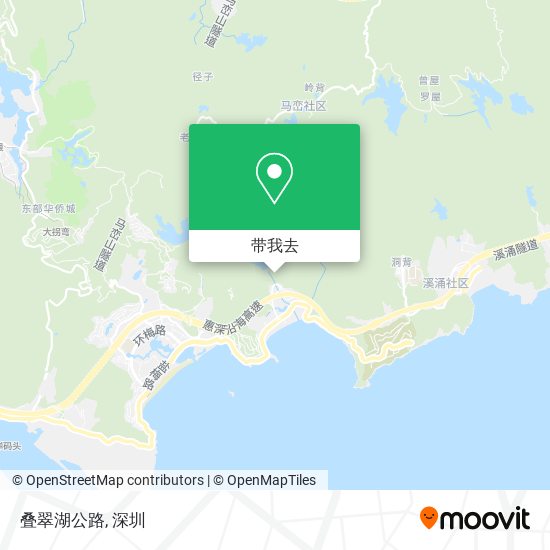 叠翠湖公路地图