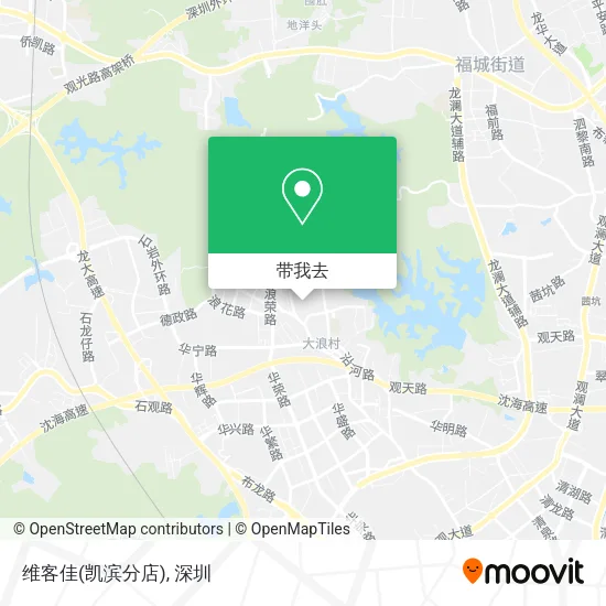 维客佳(凯滨分店)地图