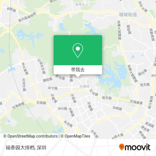 福香园大排档地图