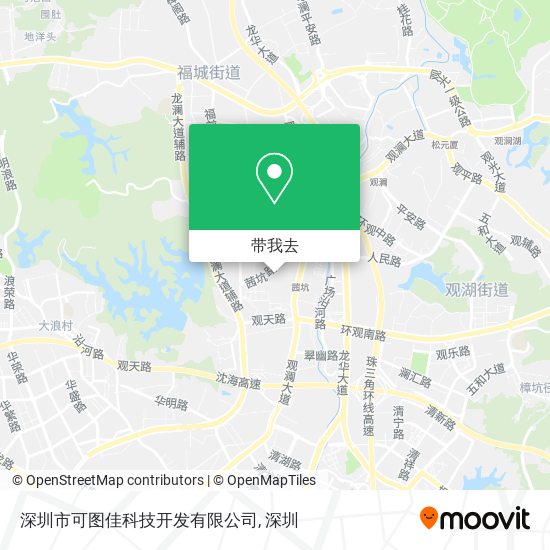 深圳市可图佳科技开发有限公司地图