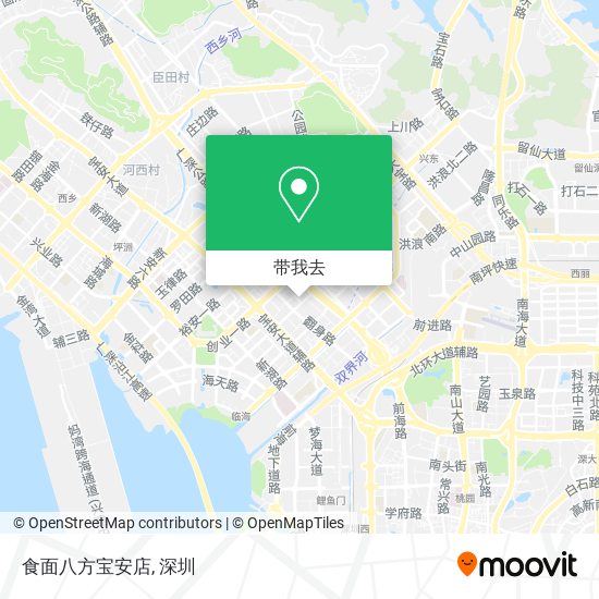 食面八方宝安店地图