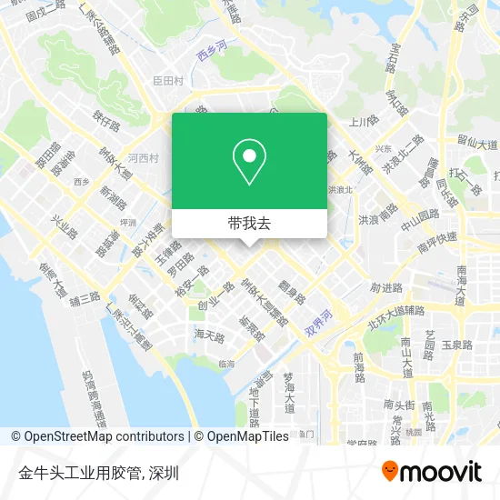 金牛头工业用胶管地图