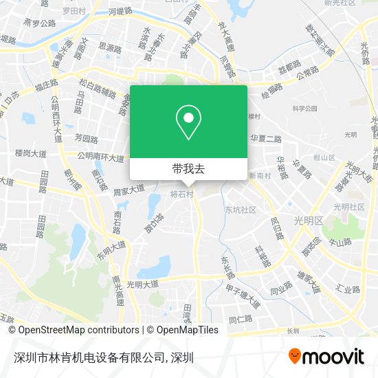 深圳市林肯机电设备有限公司地图