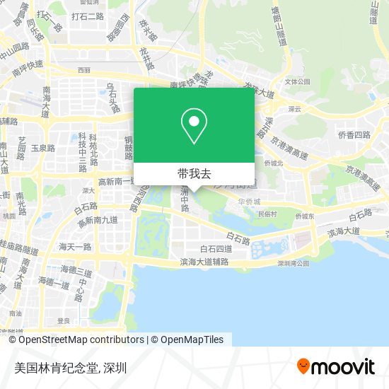 美国林肯纪念堂地图
