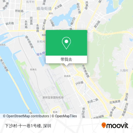 下沙村-十一巷1号楼地图