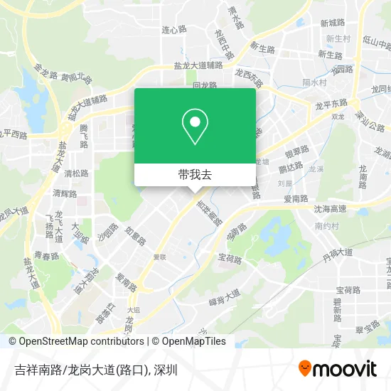 吉祥南路/龙岗大道(路口)地图