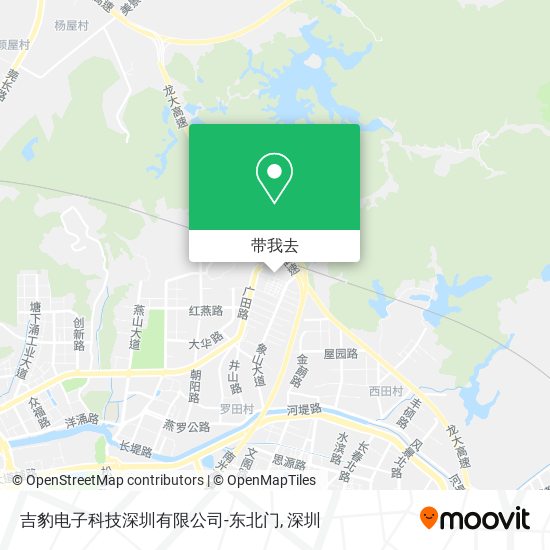 吉豹电子科技深圳有限公司-东北门地图
