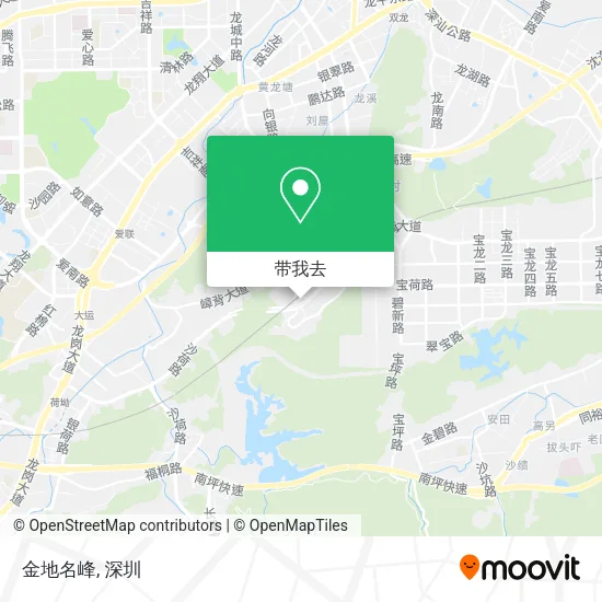 金地名峰地图