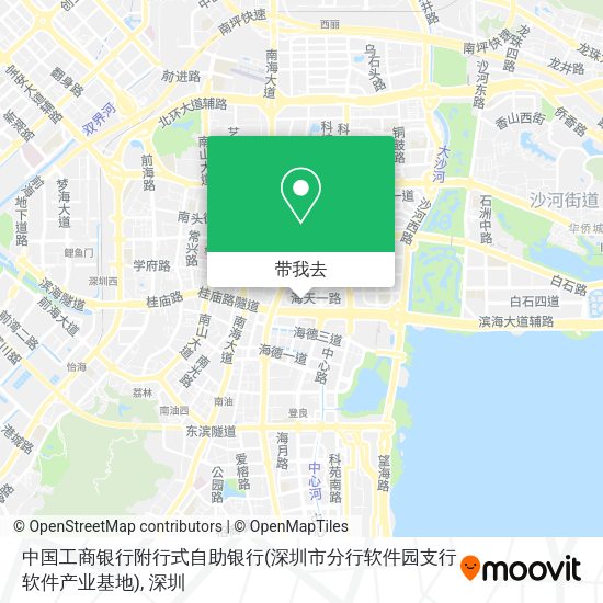 中国工商银行附行式自助银行(深圳市分行软件园支行软件产业基地)地图