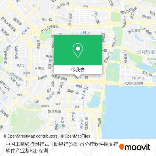 中国工商银行附行式自助银行(深圳市分行软件园支行软件产业基地)地图