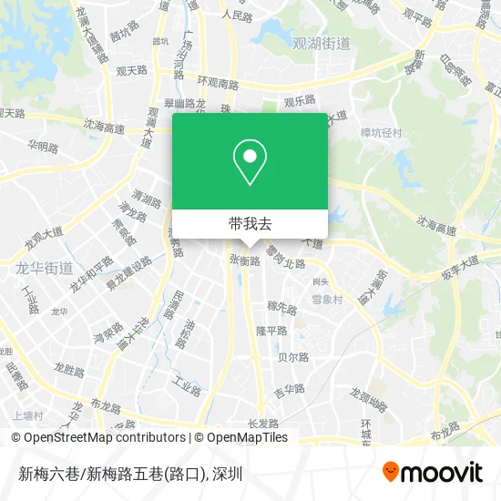 新梅六巷/新梅路五巷(路口)地图