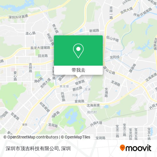 深圳市顶吉科技有限公司地图