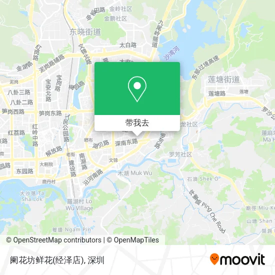 阑花坊鲜花(经泽店)地图