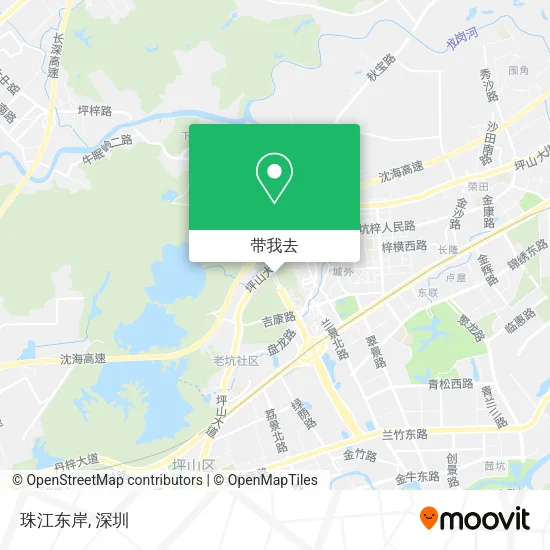 珠江东岸地图
