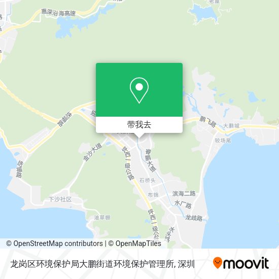 龙岗区环境保护局大鹏街道环境保护管理所地图