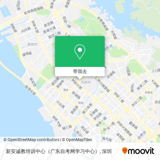 新安诚教培训中心（广东自考网学习中心）地图