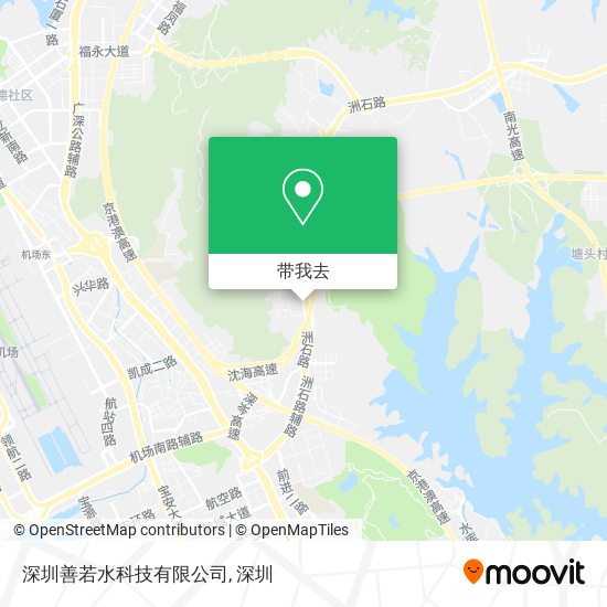 深圳善若水科技有限公司地图
