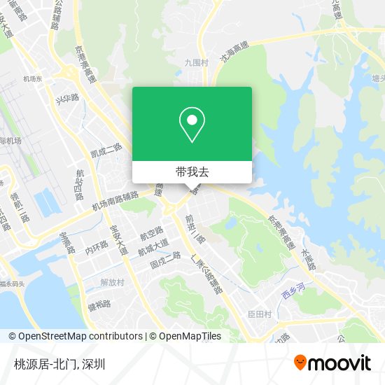桃源居-北门地图