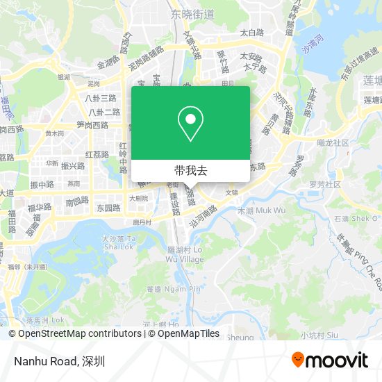 Nanhu Road地图