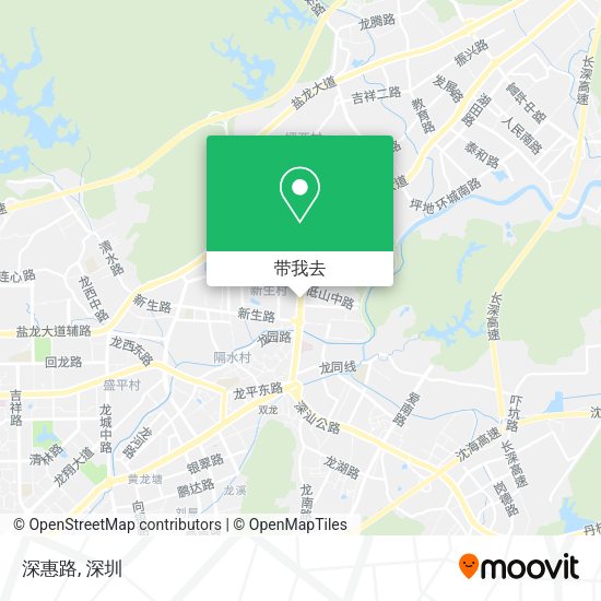 深惠路地图
