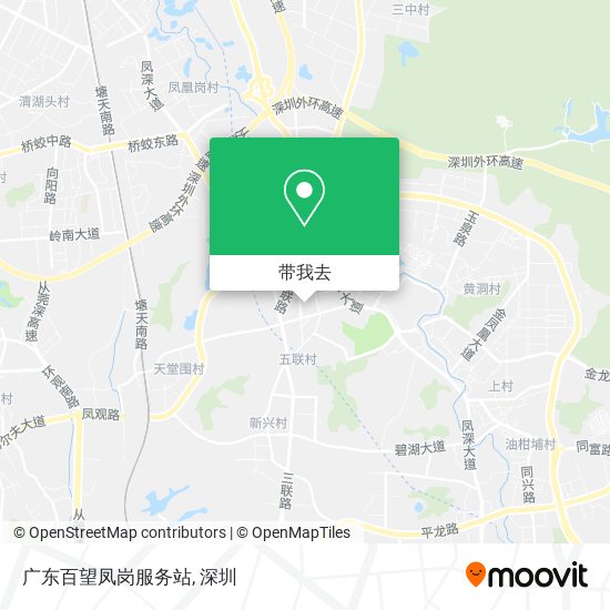 广东百望凤岗服务站地图