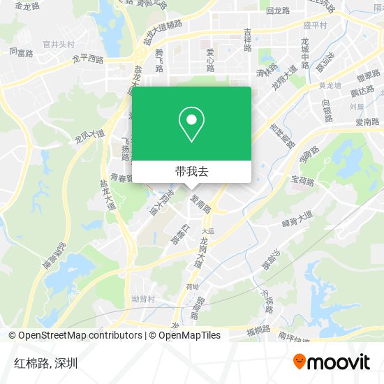 红棉路地图