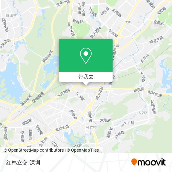 红棉立交地图