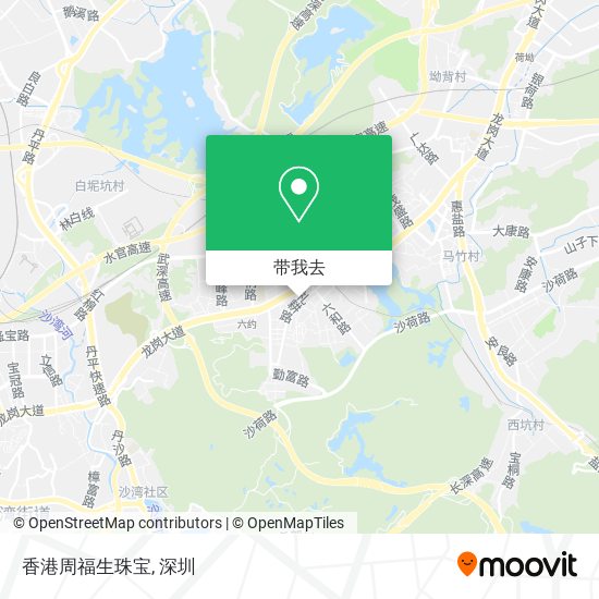 香港周福生珠宝地图