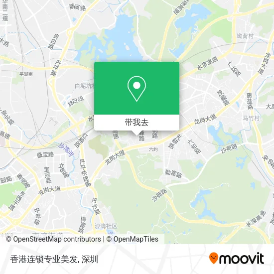 香港连锁专业美发地图