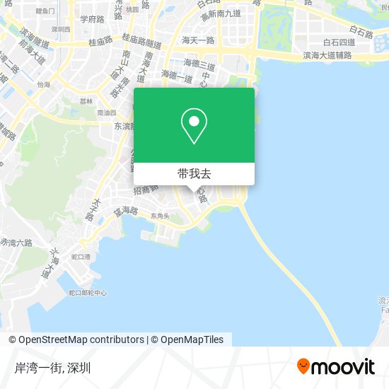 岸湾一街地图