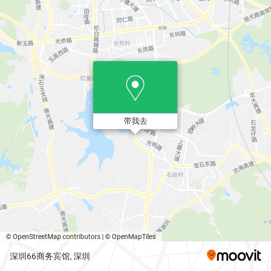 深圳66商务宾馆地图