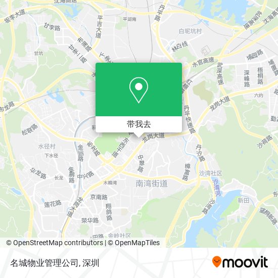 名城物业管理公司地图