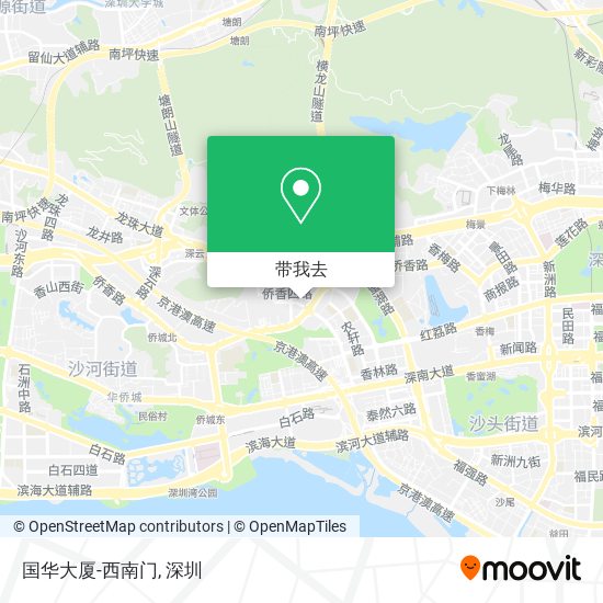 国华大厦-西南门地图