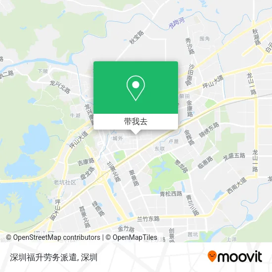 深圳福升劳务派遣地图