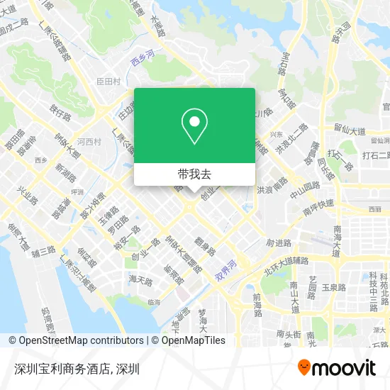 深圳宝利商务酒店地图