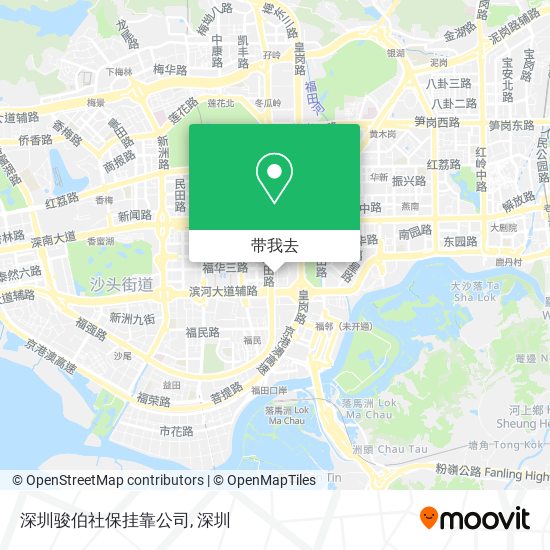 深圳骏伯社保挂靠公司地图