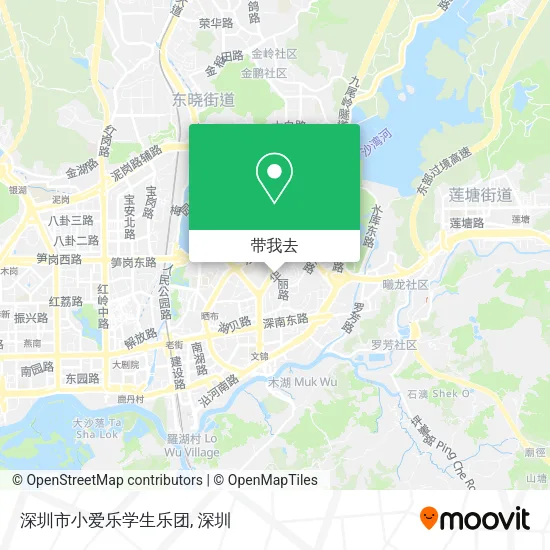 深圳市小爱乐学生乐团地图