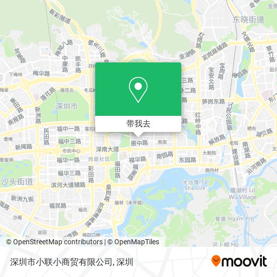 深圳市小联小商贸有限公司地图