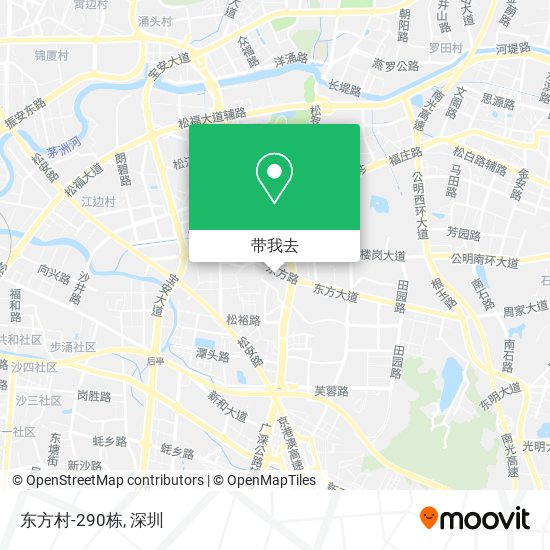 东方村-290栋地图