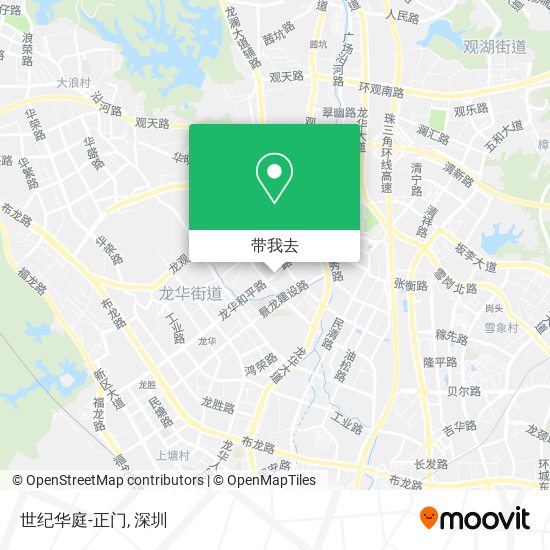 世纪华庭-正门地图