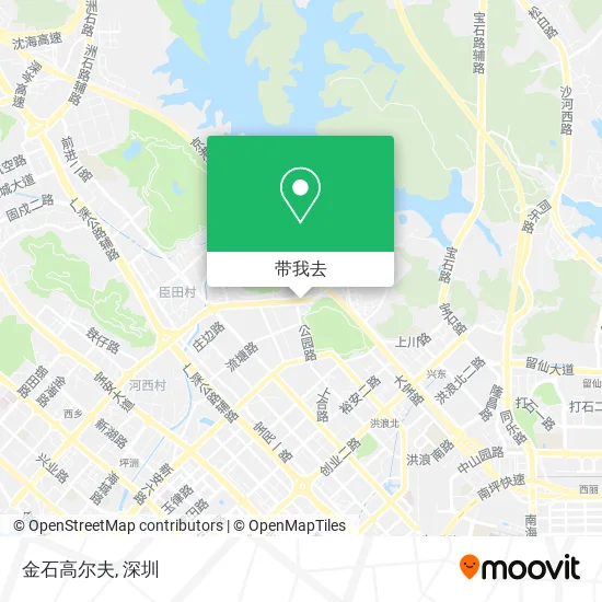 金石高尔夫地图