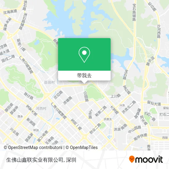 生佛山鑫联实业有限公司地图