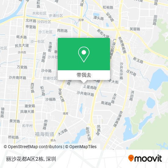 丽沙花都A区2栋地图
