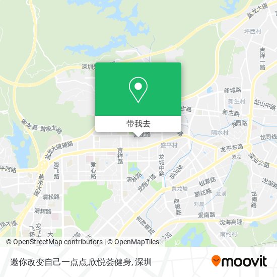 邀你改变自己一点点,欣悦荟健身地图